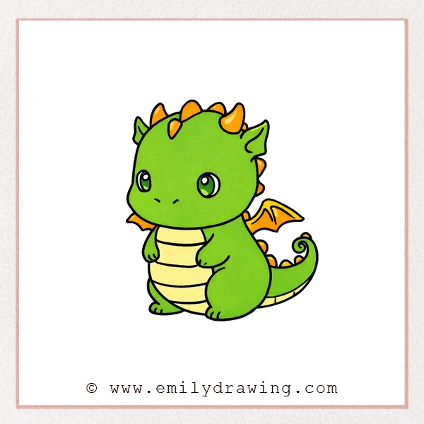 Preview of Baby Dragon drawing